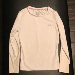 Kids champion fitted long sleeve shirt size small